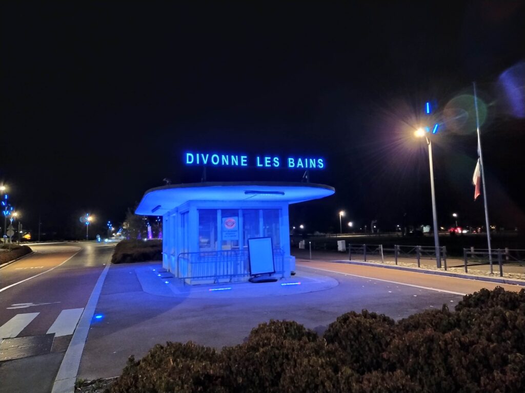 enseigne lumineuse divonne