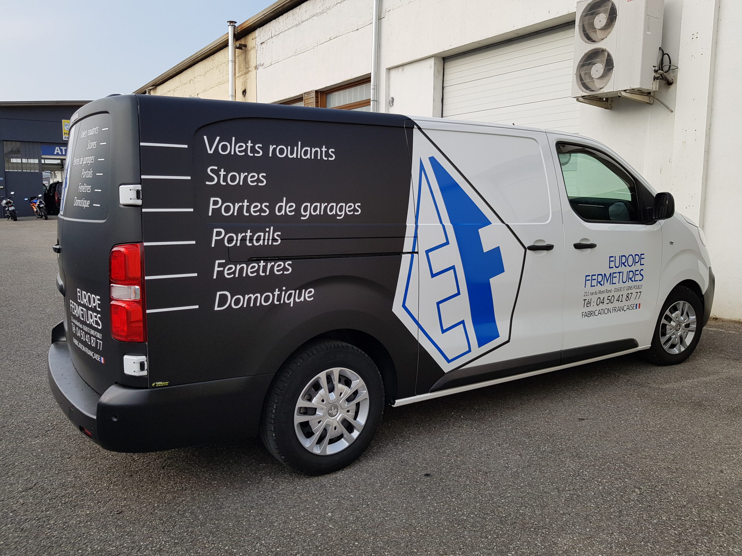 Flocage Camionnette Europe Scaled