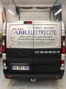 flocage camionnette sas abr