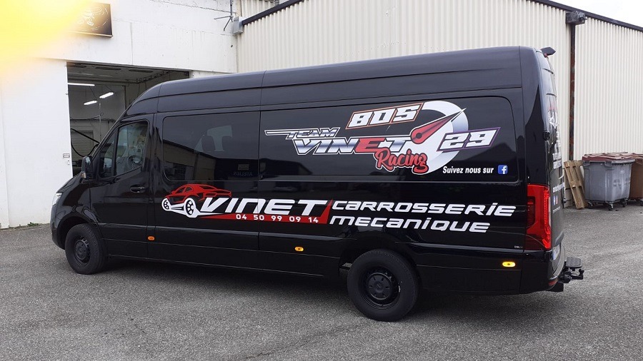 Flocage Camionnette Vinet