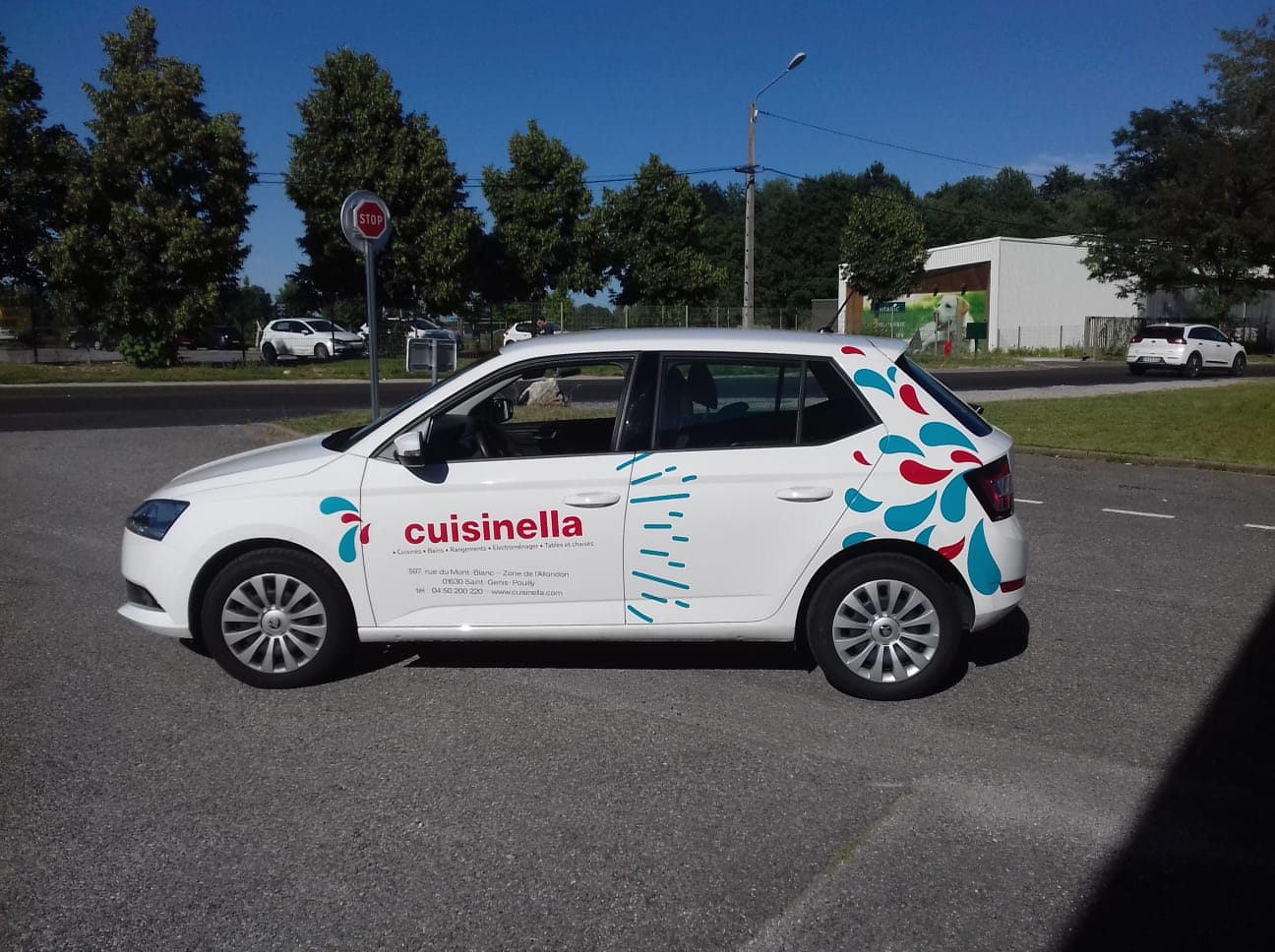 flocage voiture cuisinella