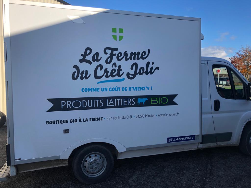 flocage camion la ferme