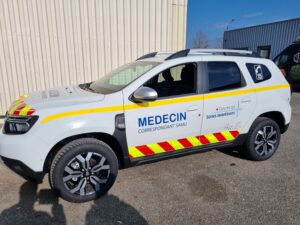 flocage voiture medecin