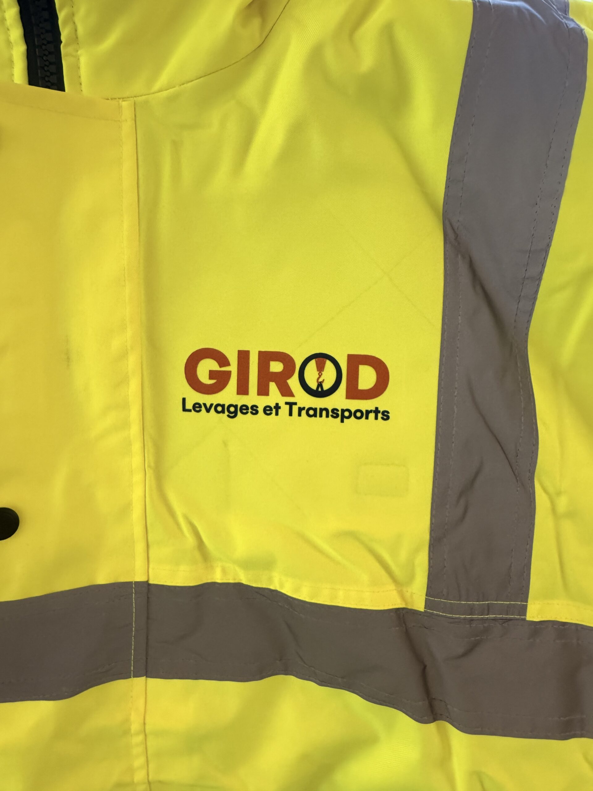 thermocollant veste jaune fluo girod 2